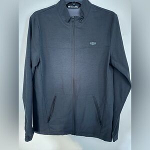 Travis Mathew Above Board Zip Jacket men’s small dark gray black